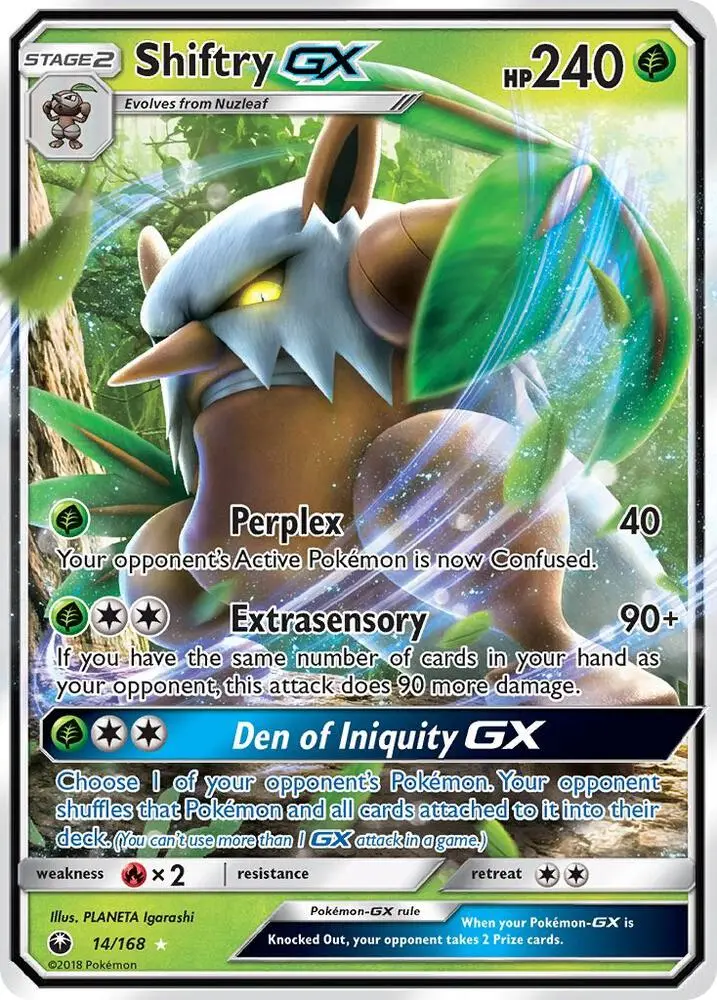 Shiftry GX, Celestial Storm 14/168