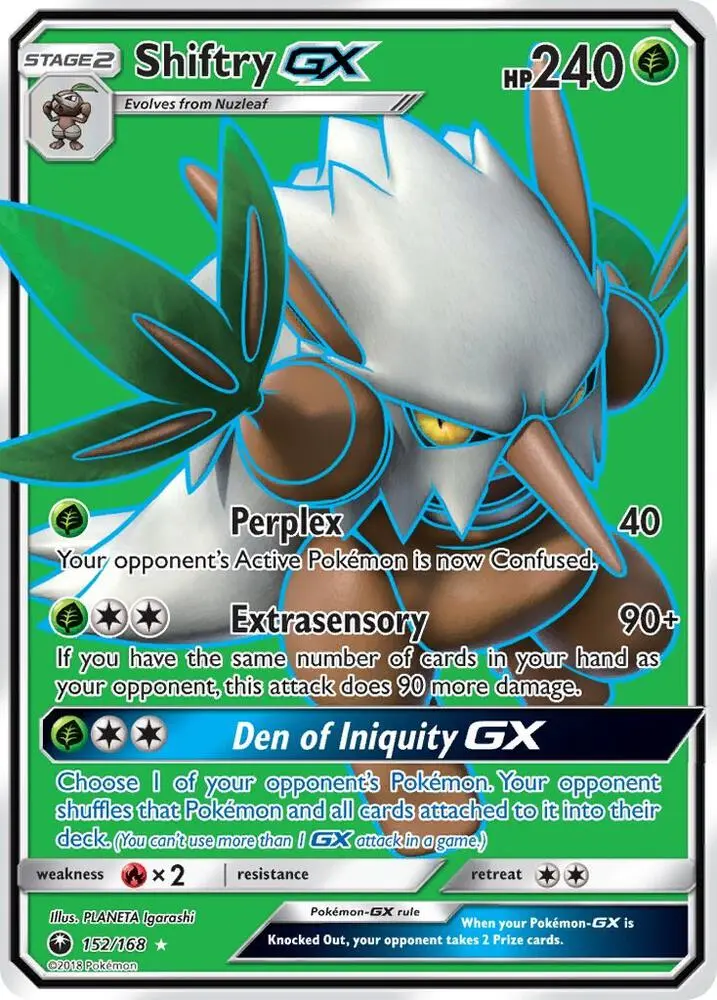 Shiftry GX, Celestial Storm 152/168