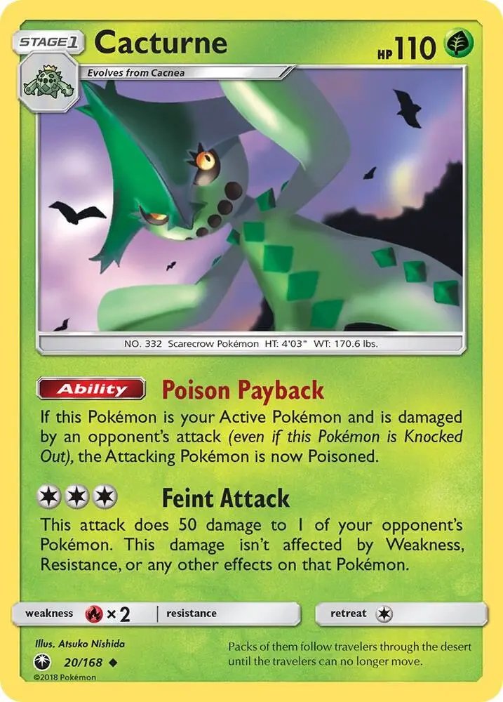 Cacturne, Celestial Storm 20/168