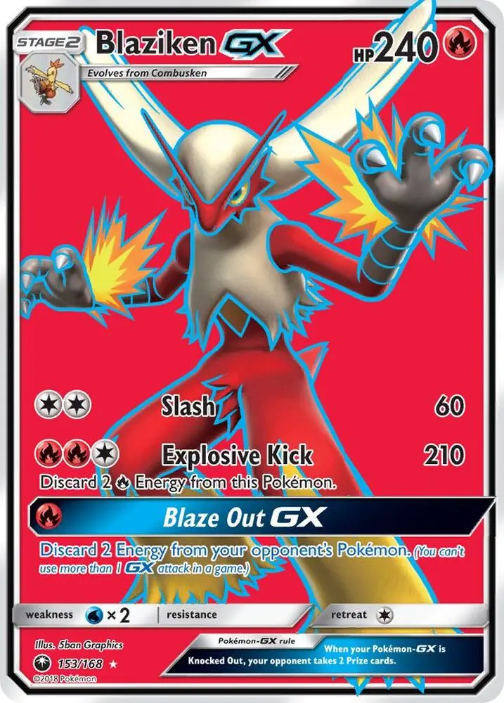 Blaziken GX, Celestial Storm 153/168
