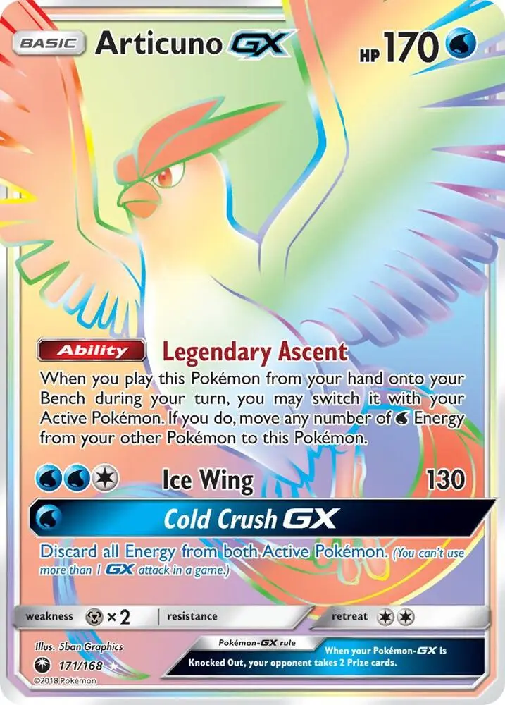Articuno GX, Celestial Storm 171/168