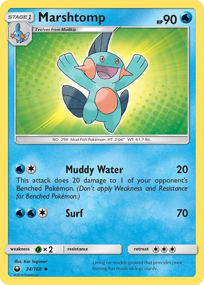 Marshtomp, Celestial Storm 34/168