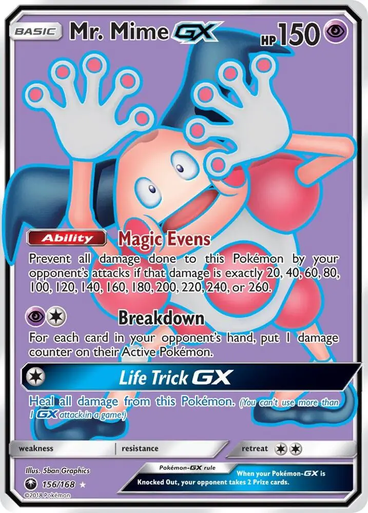 Mr. Mime GX, Celestial Storm 156/168