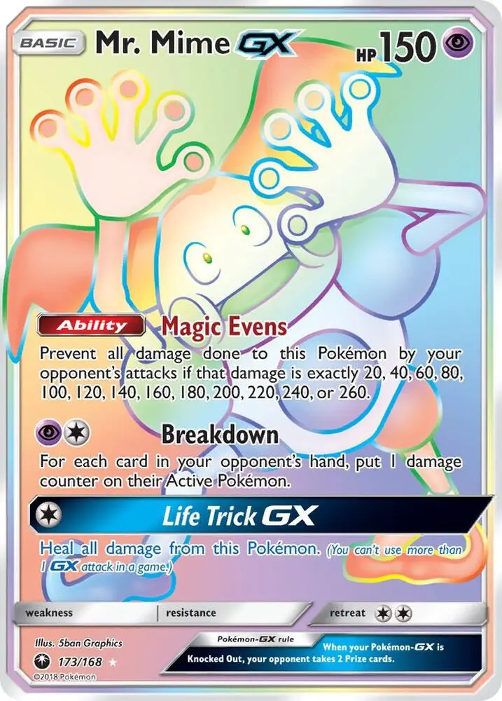 Mr. Mime GX, Celestial Storm 173/168