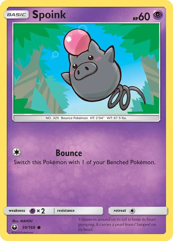 Spoink, Celestial Storm 59/168