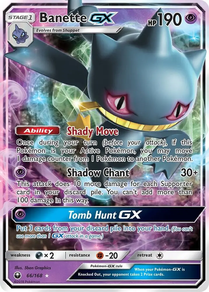 Banette GX, Celestial Storm 66/168