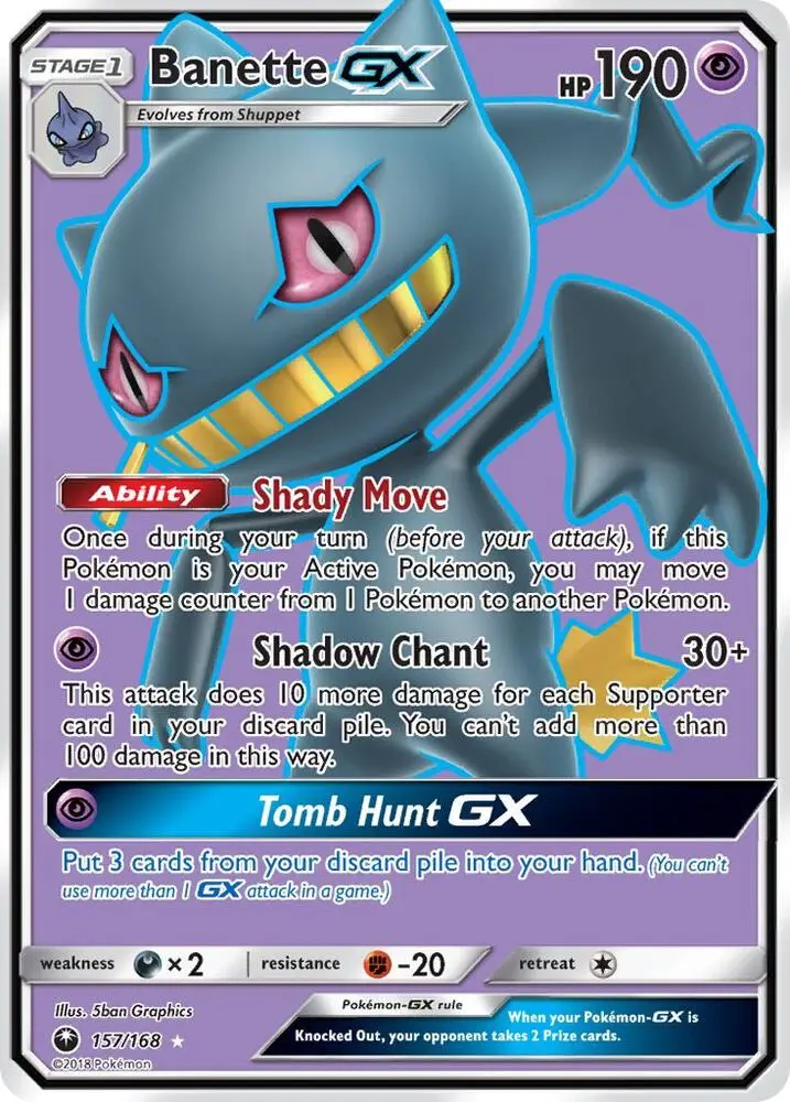 Banette GX, Celestial Storm 157/168