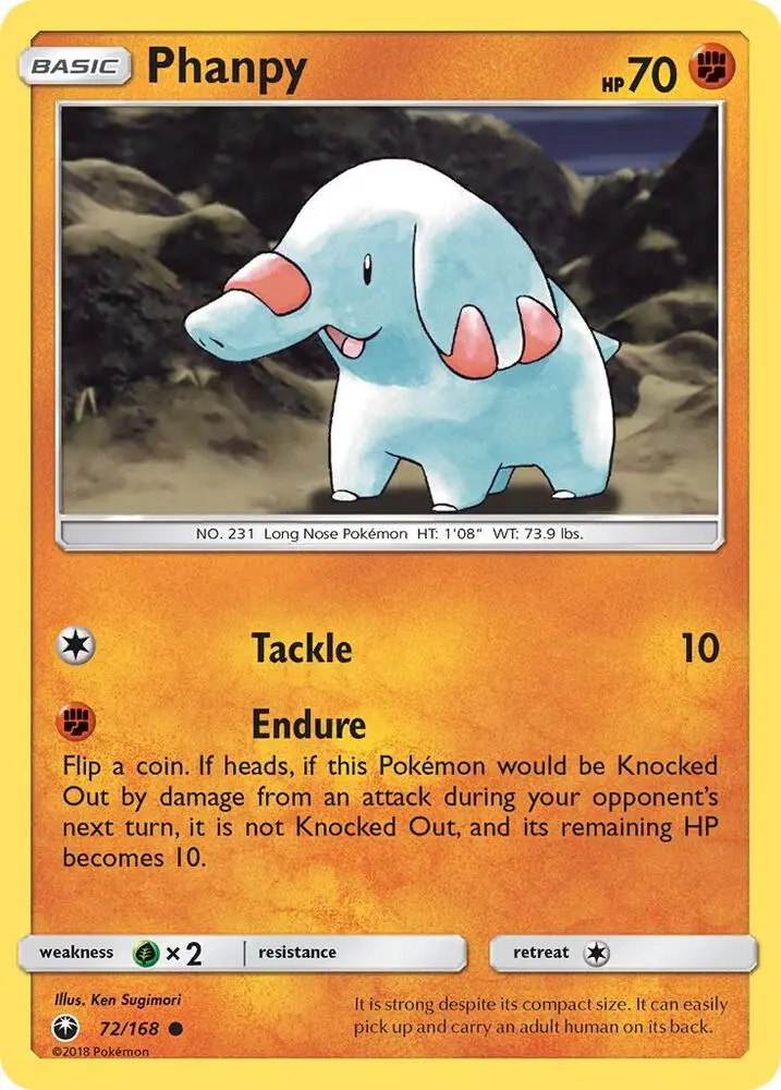 Phanpy, Celestial Storm 72/168