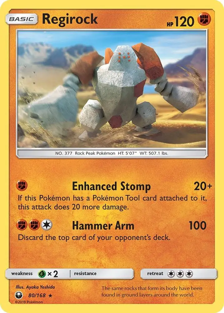 Regirock, Celestial Storm 80/168