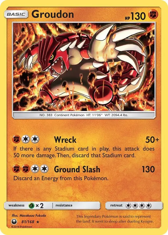 Groudon, Celestial Storm 81/168
