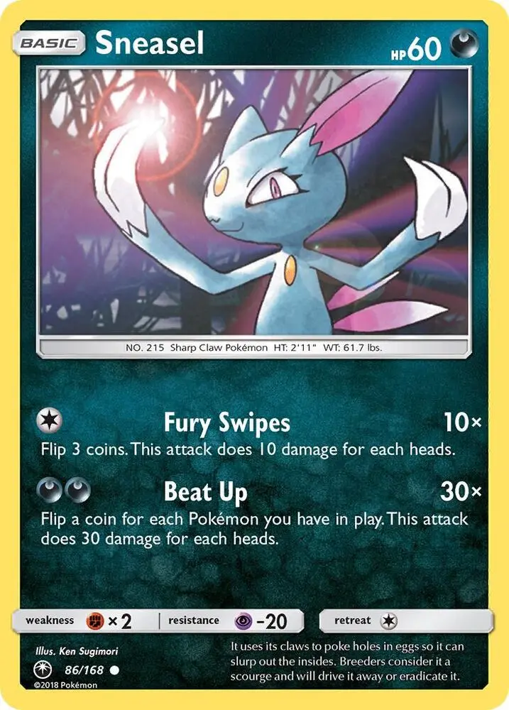 Sneasel, Celestial Storm 86/168