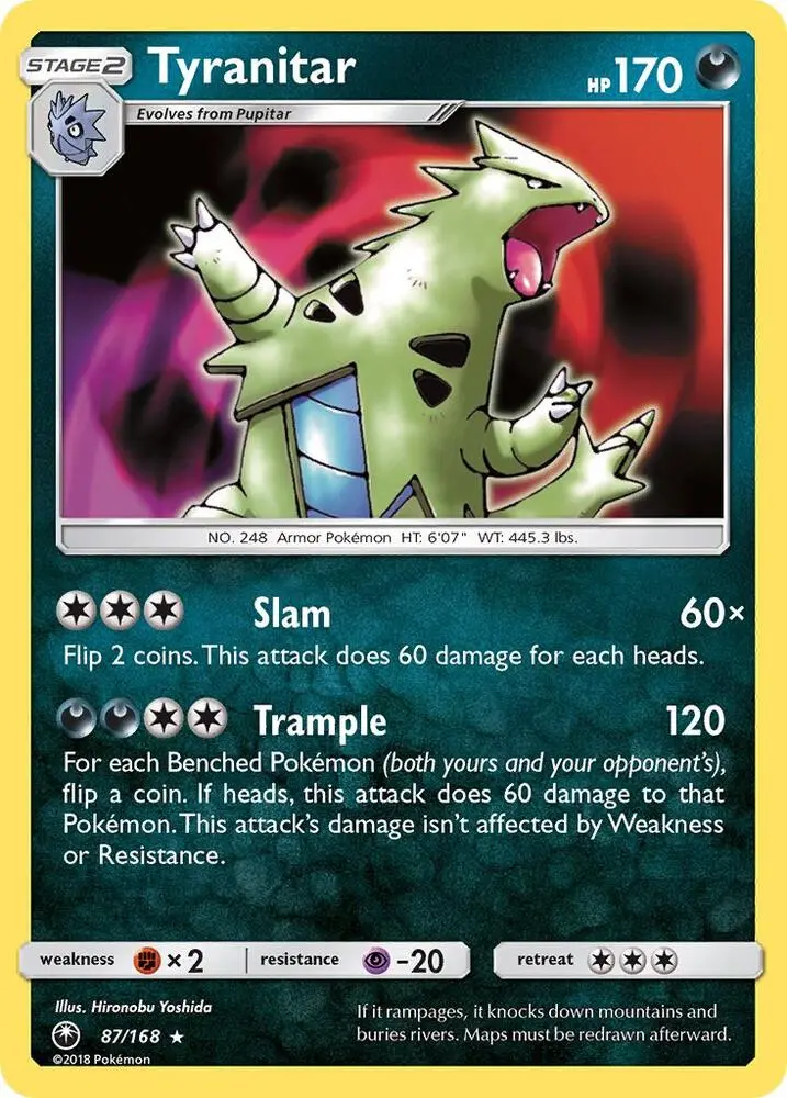 Tyranitar, Celestial Storm 87/168