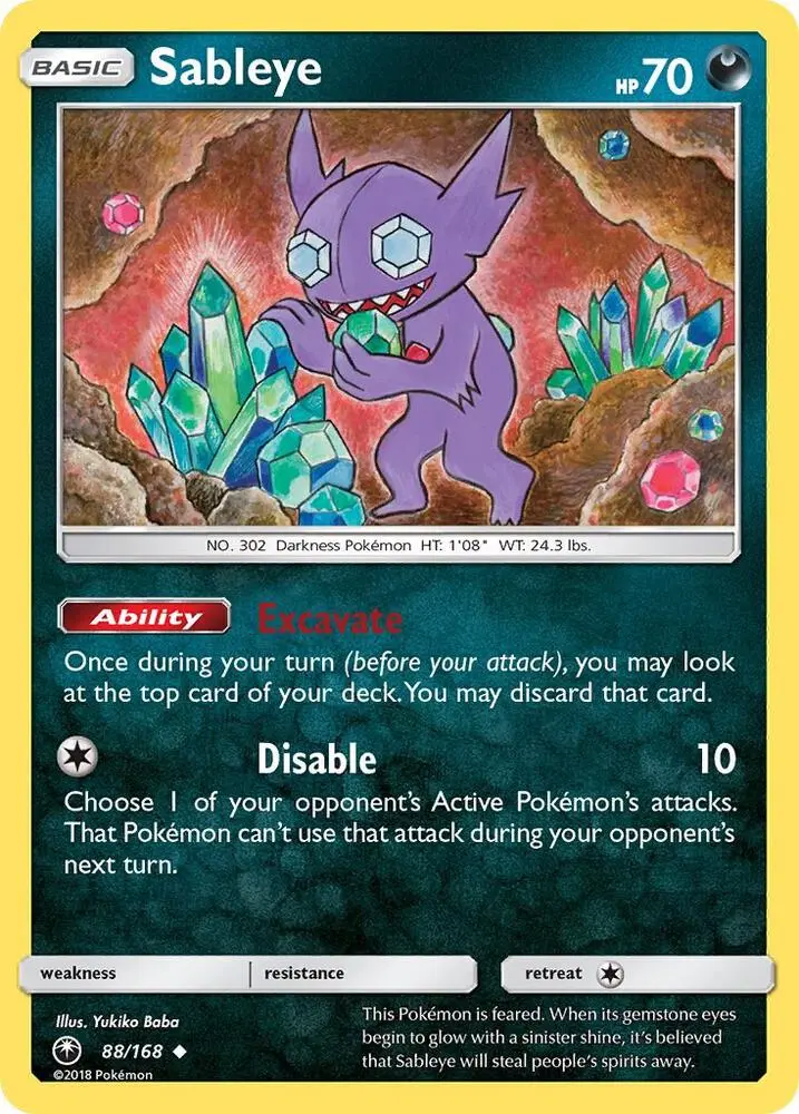 Sableye, Celestial Storm 88/168
