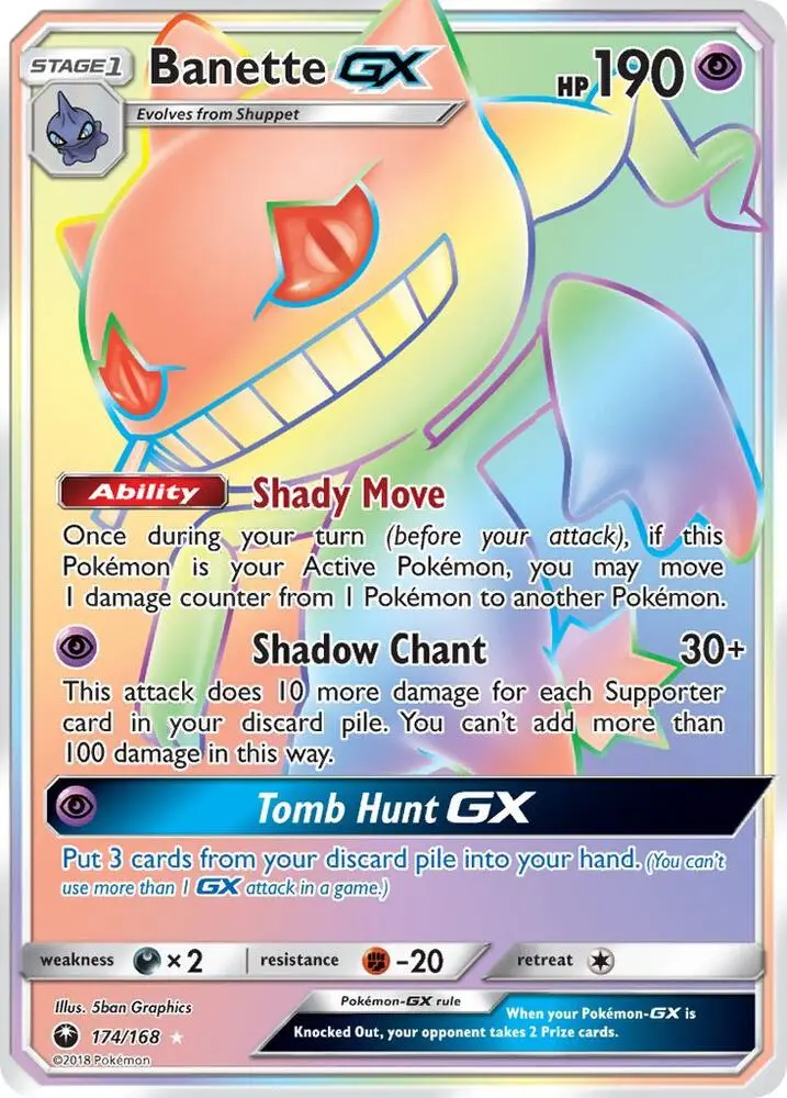 Banette GX, Celestial Storm 174/168
