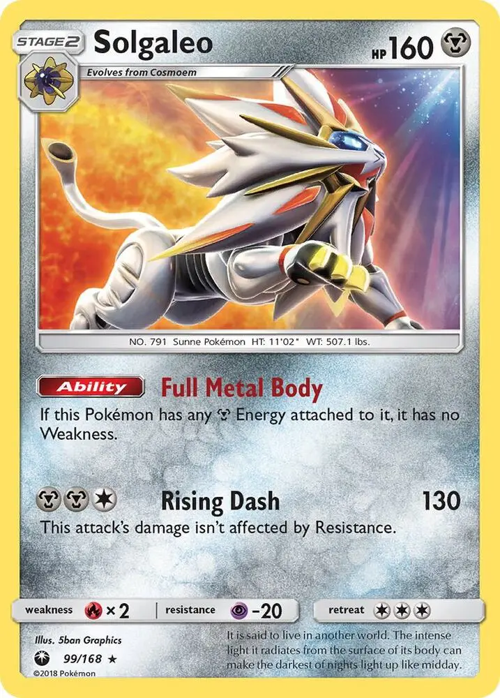 Solgaleo, Celestial Storm 99/168