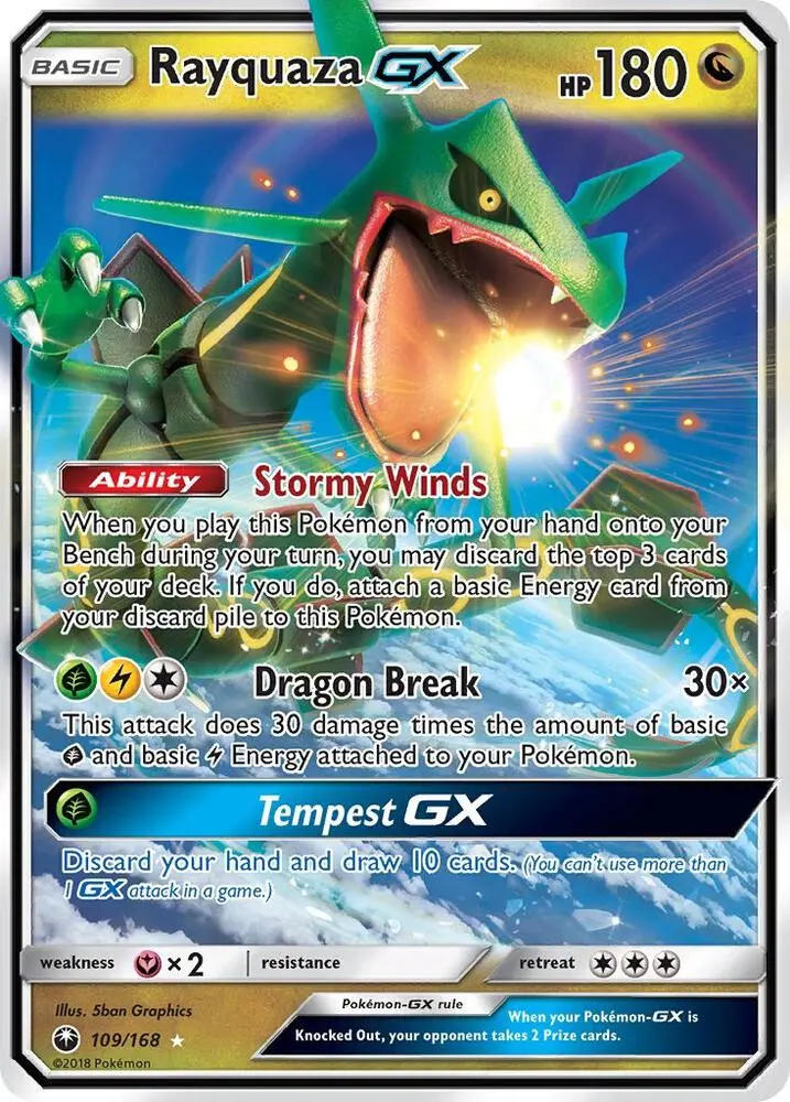 Rayquaza GX, Celestial Storm 109/168