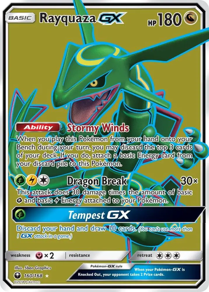 Rayquaza GX, Celestial Storm 160/168