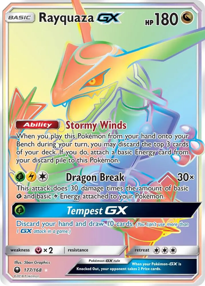 Rayquaza GX, Celestial Storm 177/168