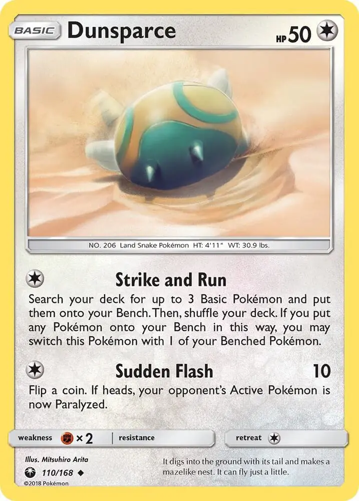 Dunsparce, Celestial Storm 110/168