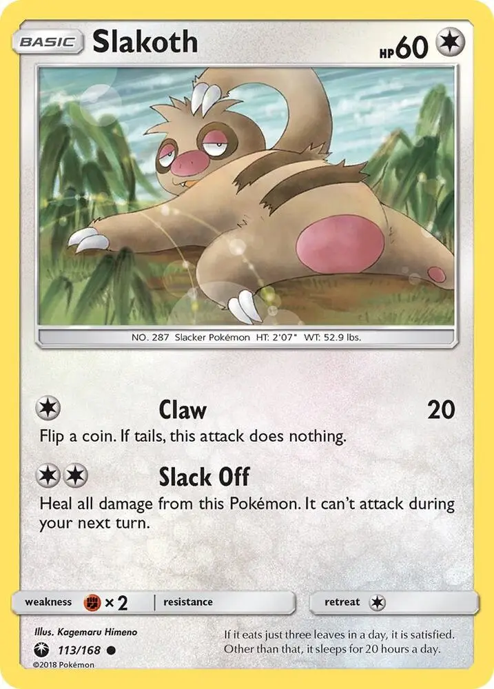 Slakoth, Celestial Storm 113/168