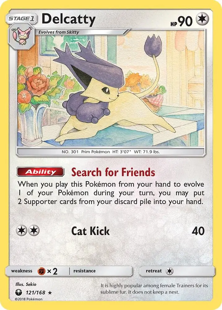 Delcatty, Celestial Storm 121/168