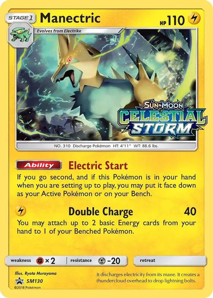 Manectric, SM Black Star Promos SM130