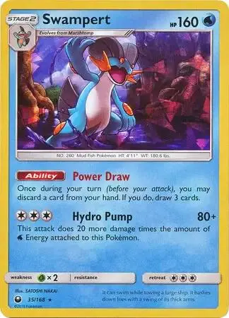 Swampert, Deck Exclusives 035/168