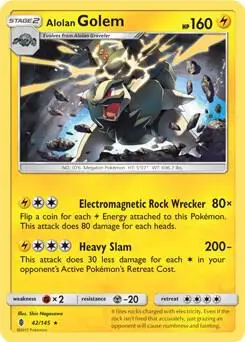 Alolan Golem, Blister Exclusives 042/145