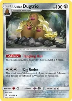 Alolan Dugtrio, Blister Exclusives 087/149