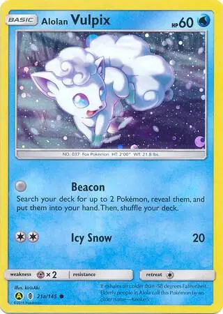 Alolan Vulpix, Alternate Art Promos 021a/145
