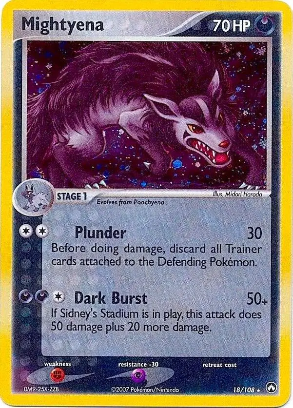 Mightyena, Deck Exclusives 018/108