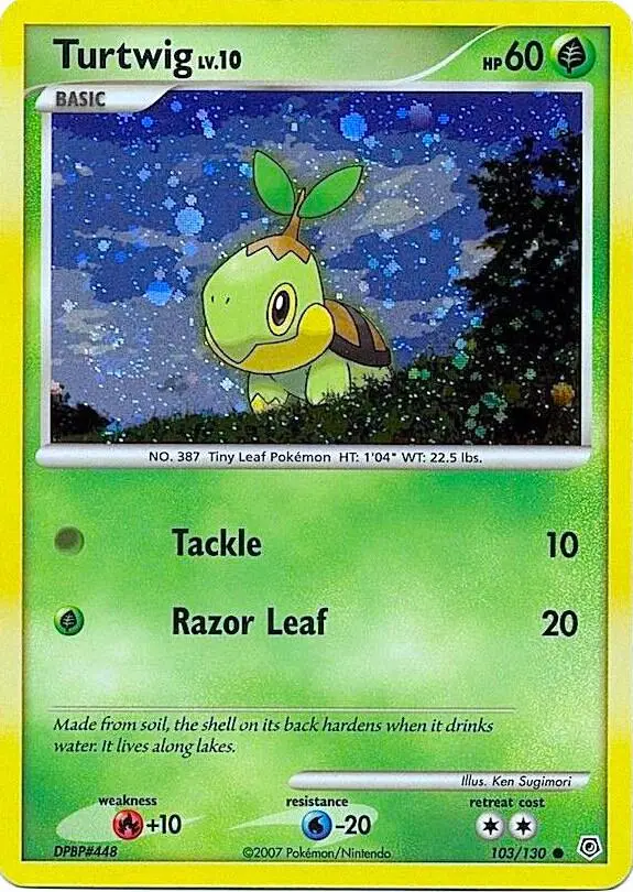 Turtwig, League & Championship Cards 103/130