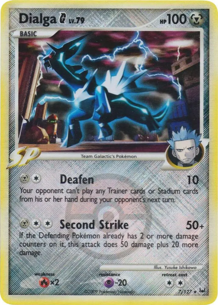 Dialga G, League & Championship Cards 007/127