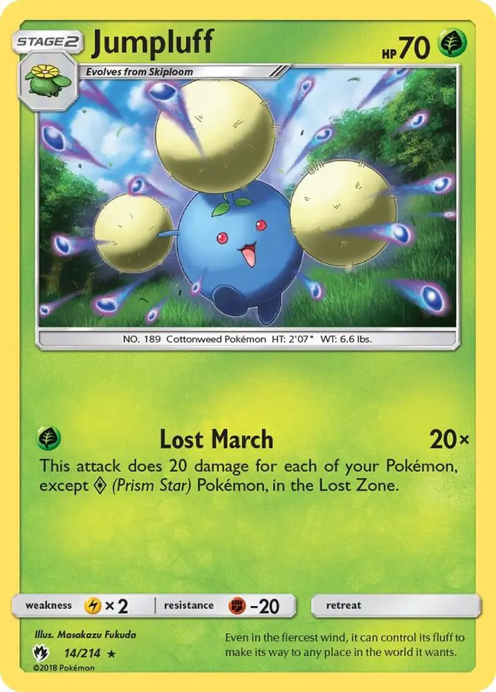 Jumpluff, Lost Thunder 14/214
