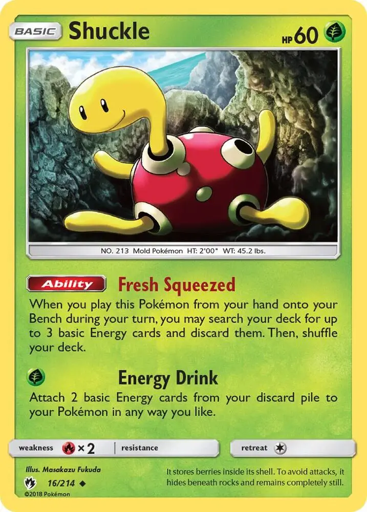 Shuckle, Lost Thunder 16/214