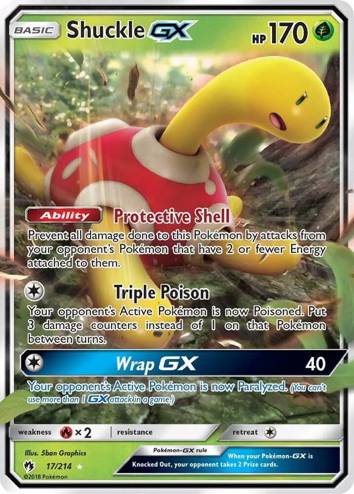 Shuckle GX, Lost Thunder 17/214
