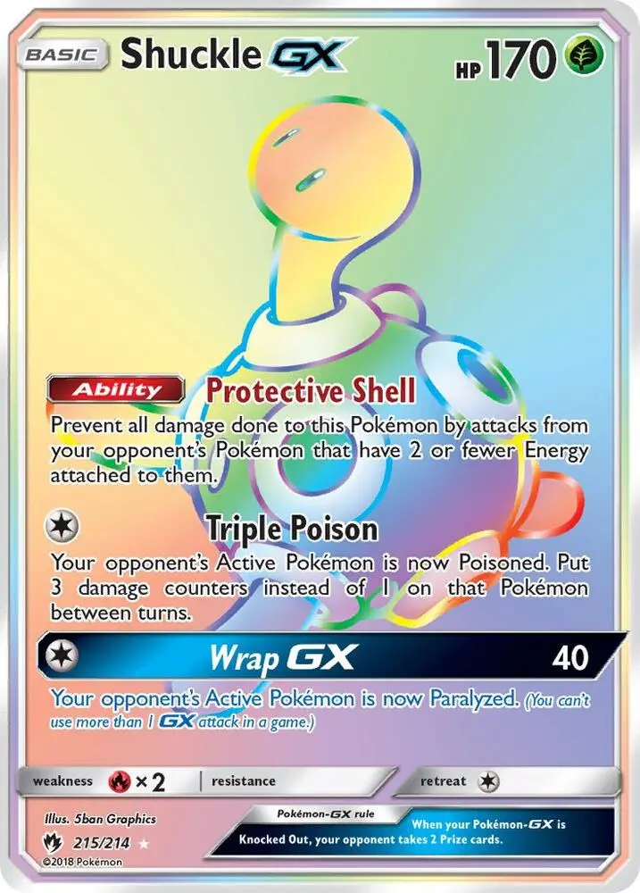 Shuckle GX, Lost Thunder 215/214