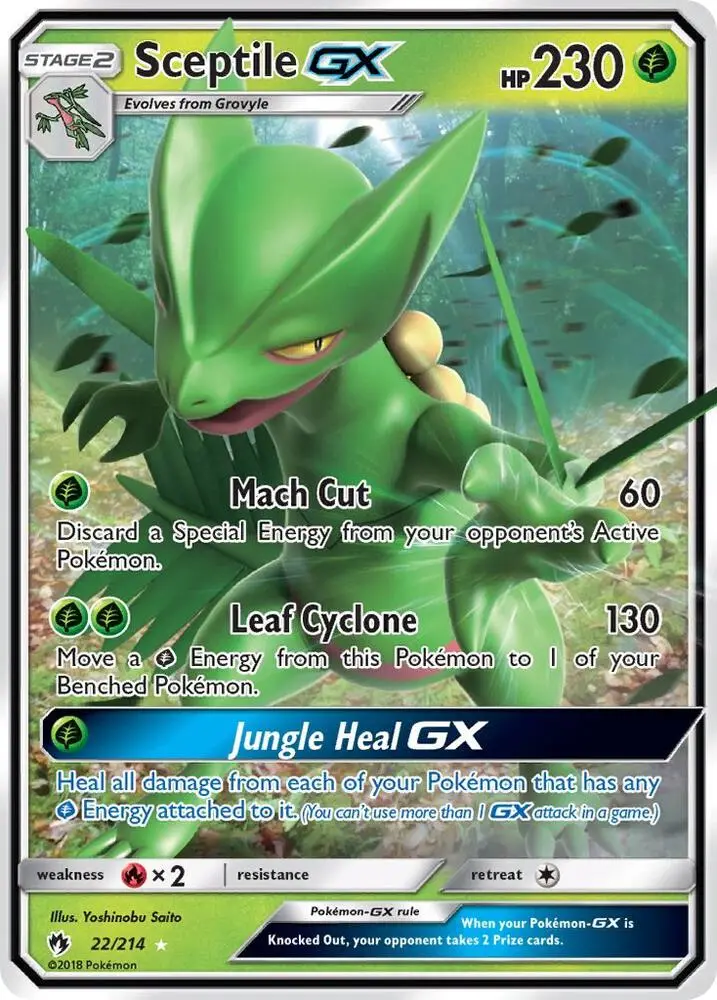Sceptile GX, Lost Thunder 22/214
