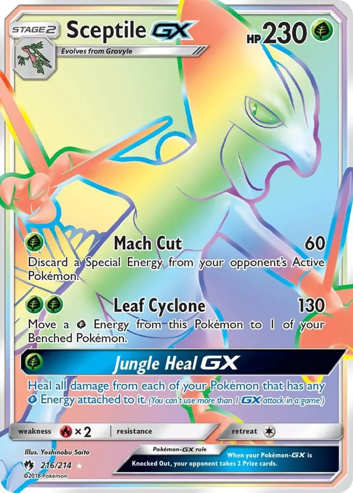 Sceptile GX, Lost Thunder 216/214