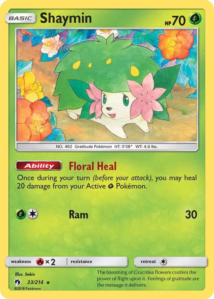 Shaymin, Lost Thunder 33/214