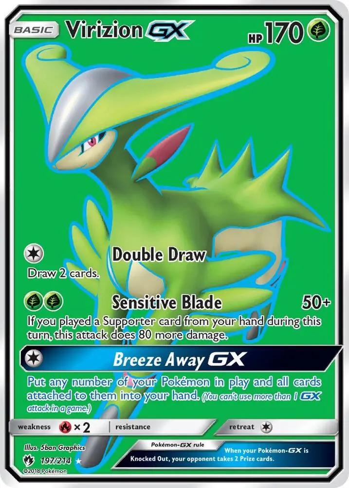 Virizion GX, Lost Thunder 197/214