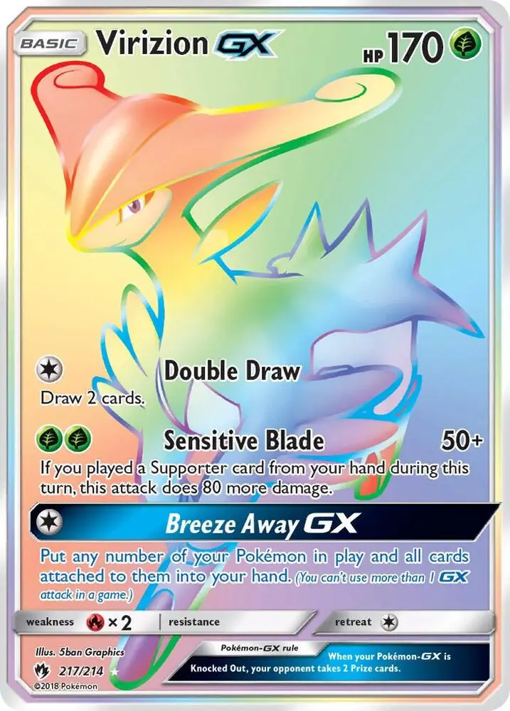 Virizion GX, Lost Thunder 217/214