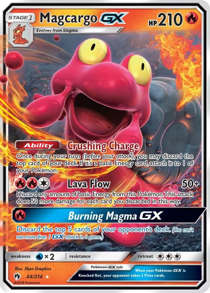 Magcargo GX, Lost Thunder 44/214