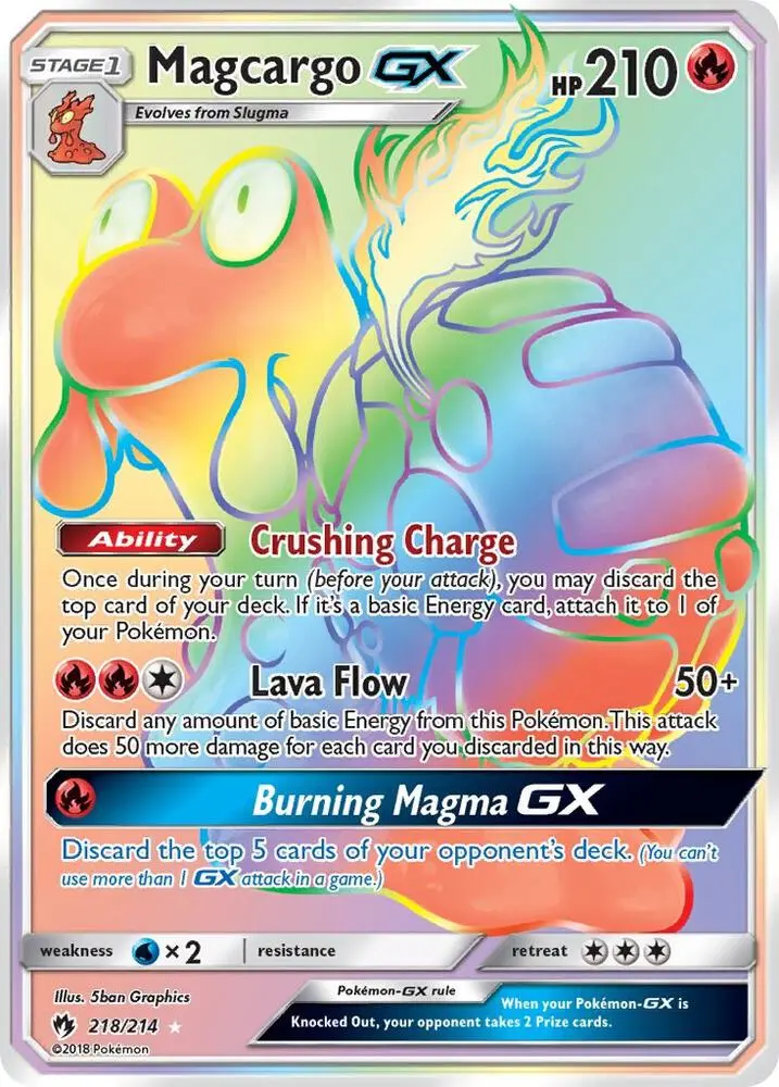 Magcargo GX, Lost Thunder 218/214