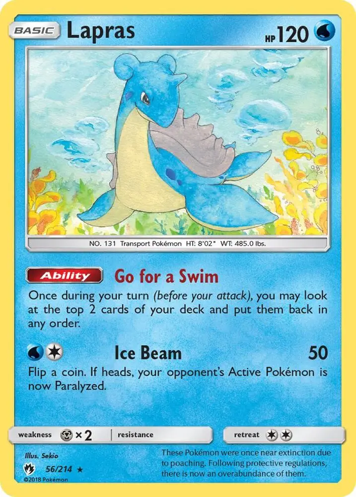 Lapras, Lost Thunder 56/214