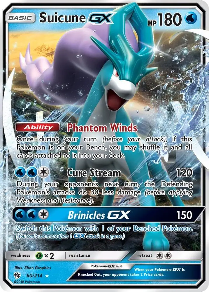 Suicune GX, Lost Thunder 60/214