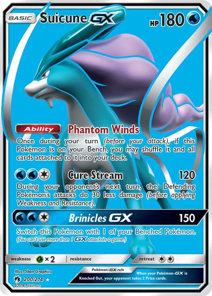 Suicune GX, Lost Thunder 200/214