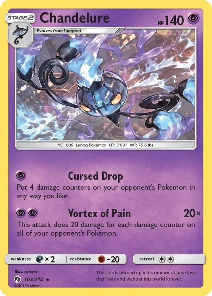 Chandelure, Lost Thunder 103/214