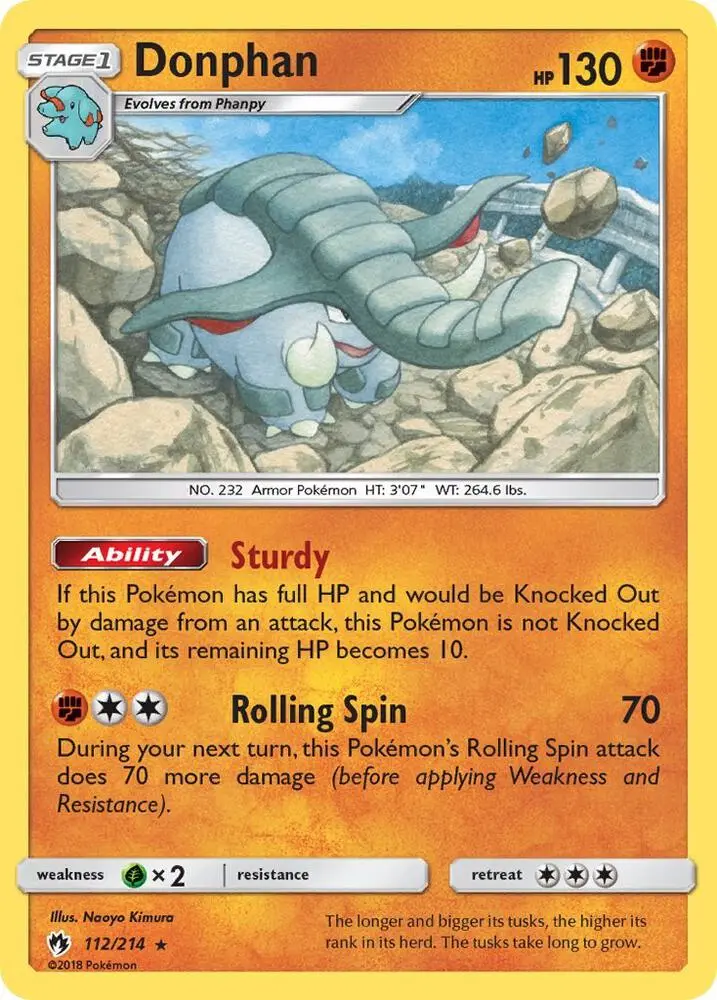 Donphan, Lost Thunder 112/214