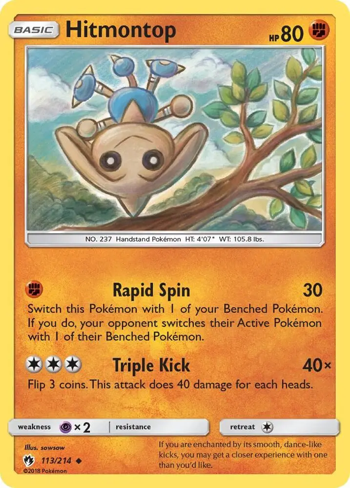 Hitmontop, Lost Thunder 113/214